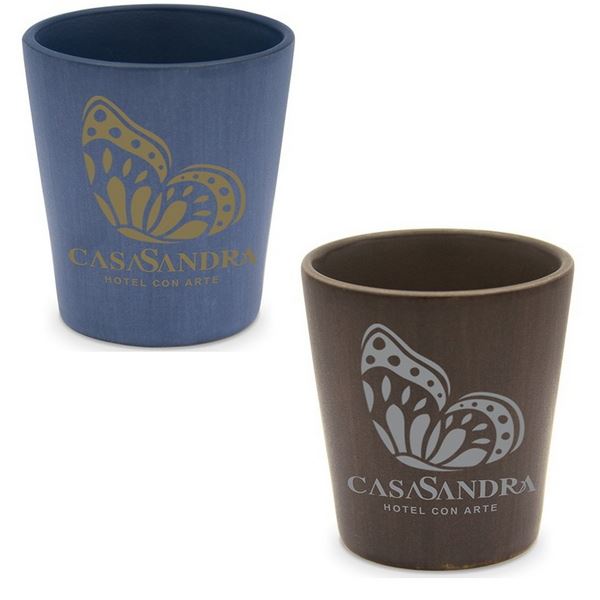 DX8755 2 Oz. Flow Shot Glass With Custom Imprint